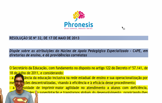 CURSO ONLINE PARA O CONCURSO DE SUPERVISOR DE ENSINO DE SP (2018)