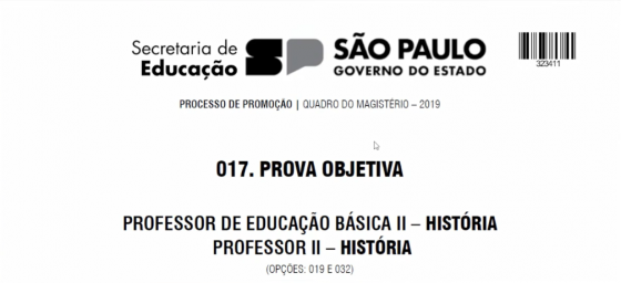 CURSO ONLINE PARA O CONCURSO DE SUPERVISOR DE ENSINO DE SP (2018)