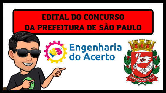 Live sobre o Edital do Concurso da Prefeitura de São Paulo (2023)