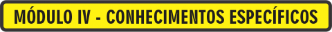 Módulo IV - Conhecimentos Específicos 